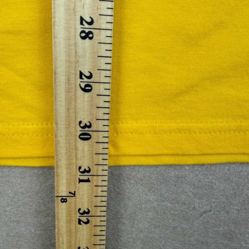 Stussy Guam Tank Top Mens L Yellow Streetwear Graphic Logo Sleeveless Tee - Picture 4 of 7